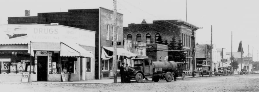 Museum History, Okotoks Street 1928