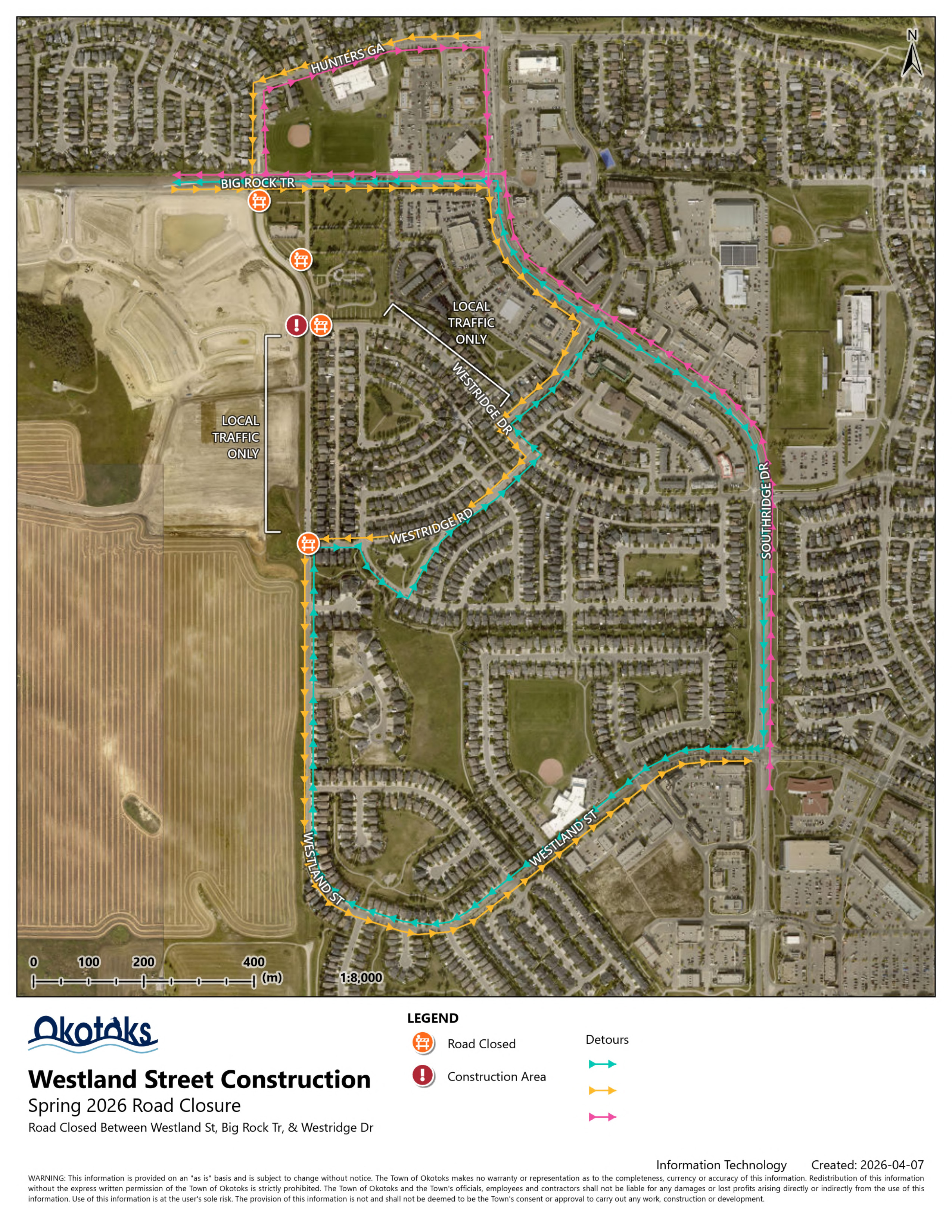 Tillotson closure and detours map