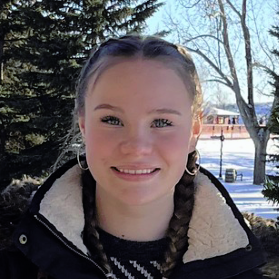 Lauren smiling outdoors