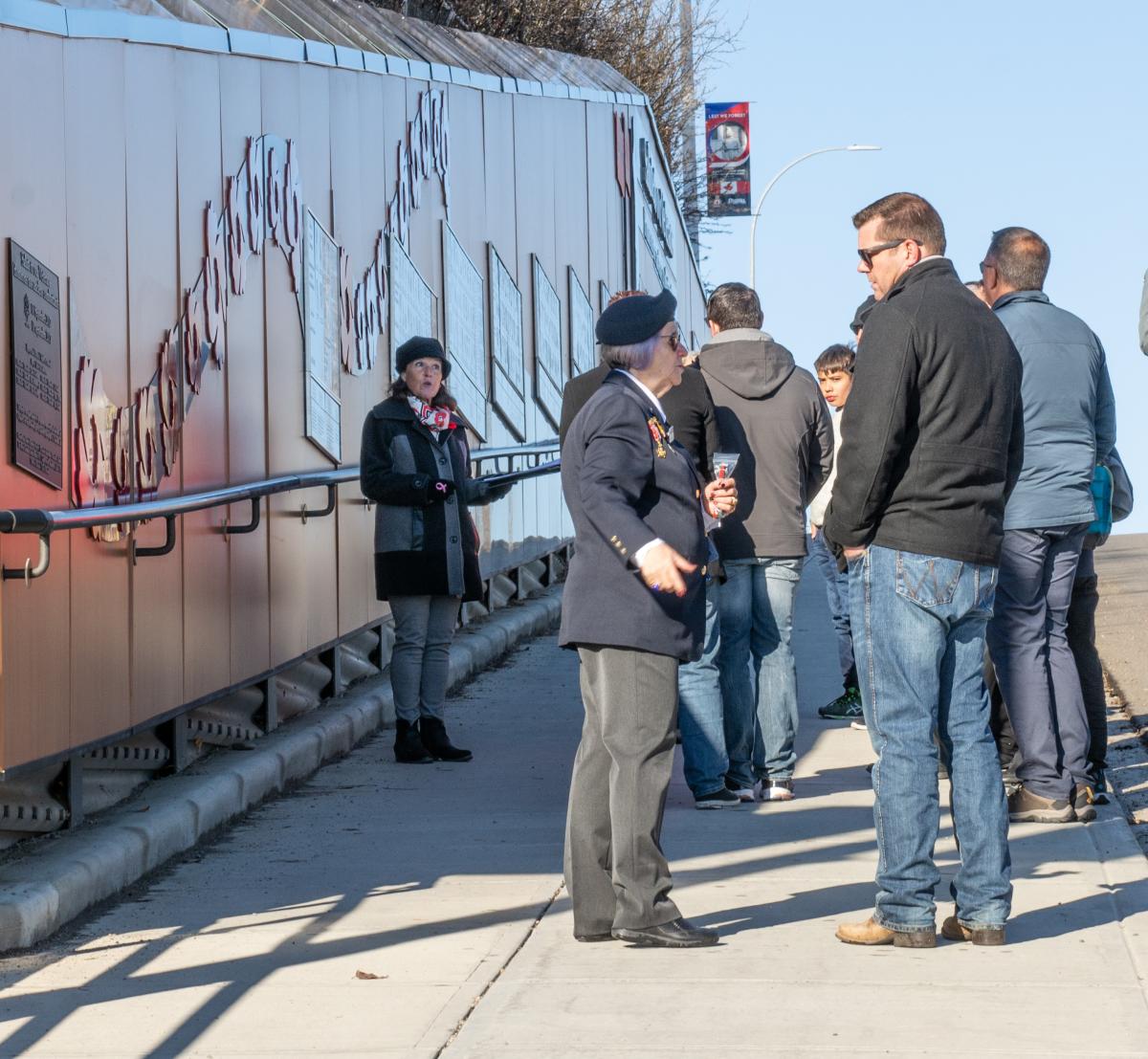 picture of veterans wall 