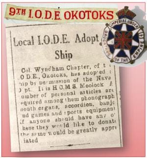 Newspaper clipping re: IODE