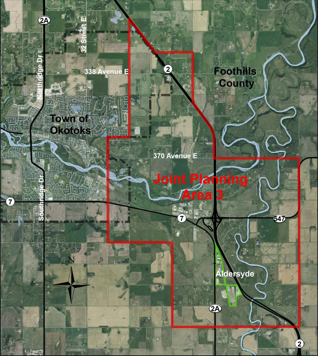 Joint Planning Area 3 map