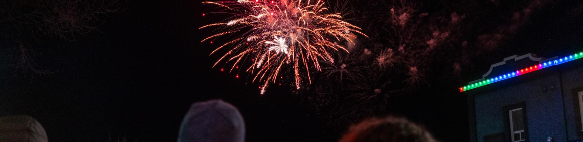 Fireworks in okotoks