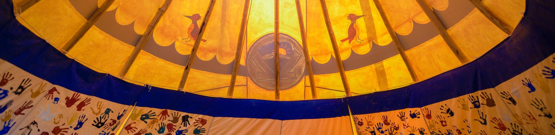 Interior of Town Tipi