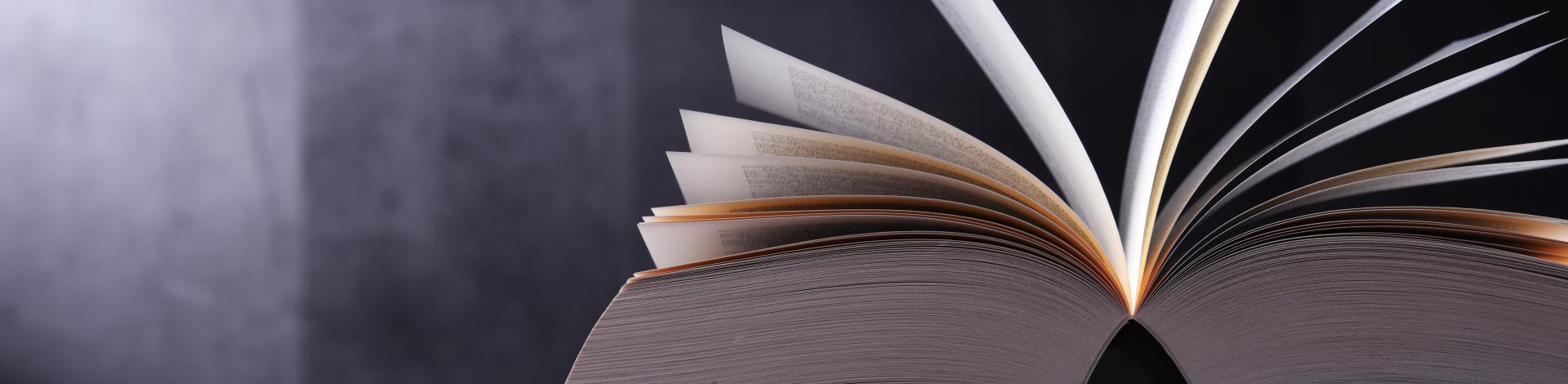 a book opening