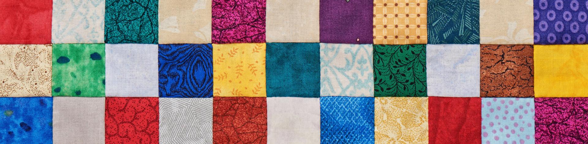 a quilt of many colours