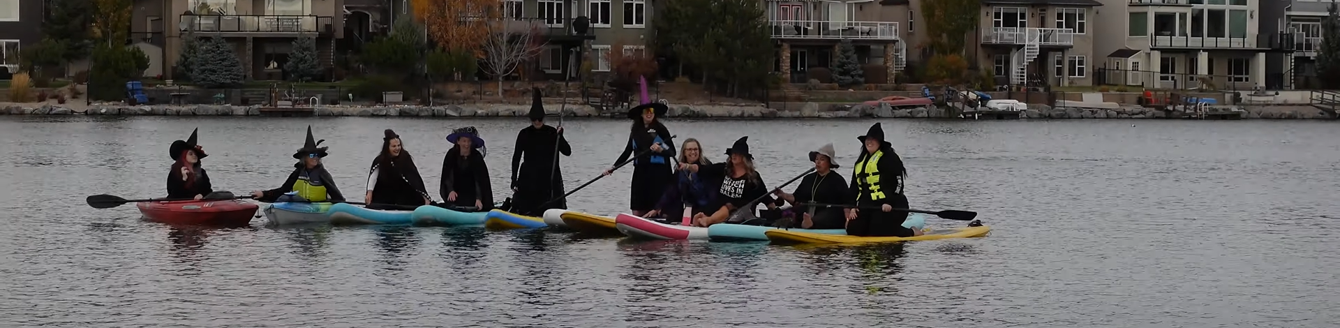 witches on a lake