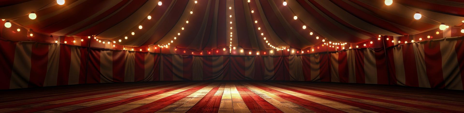 Big top circus tent