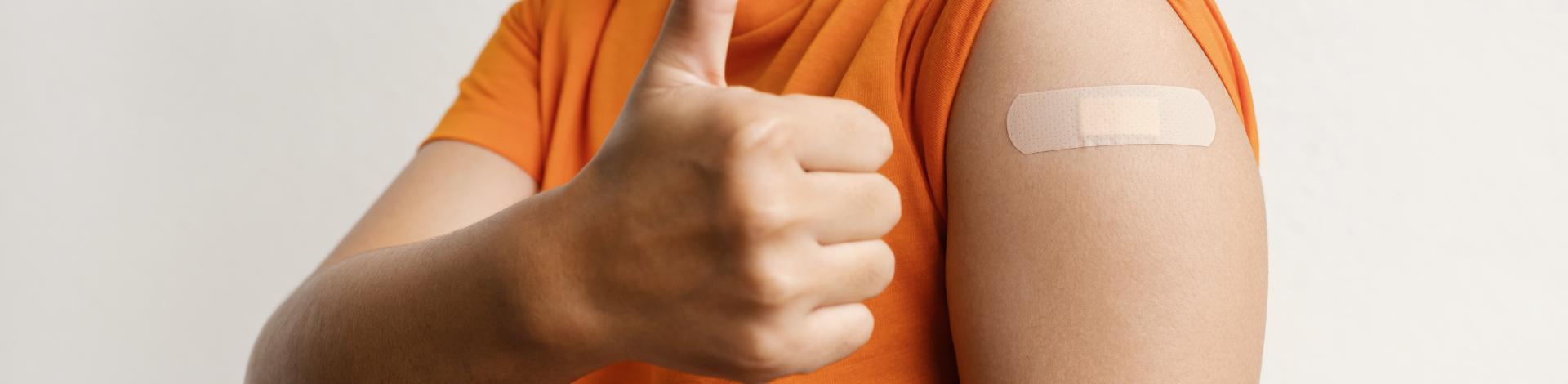 Flu Shot - vaccine - Happy