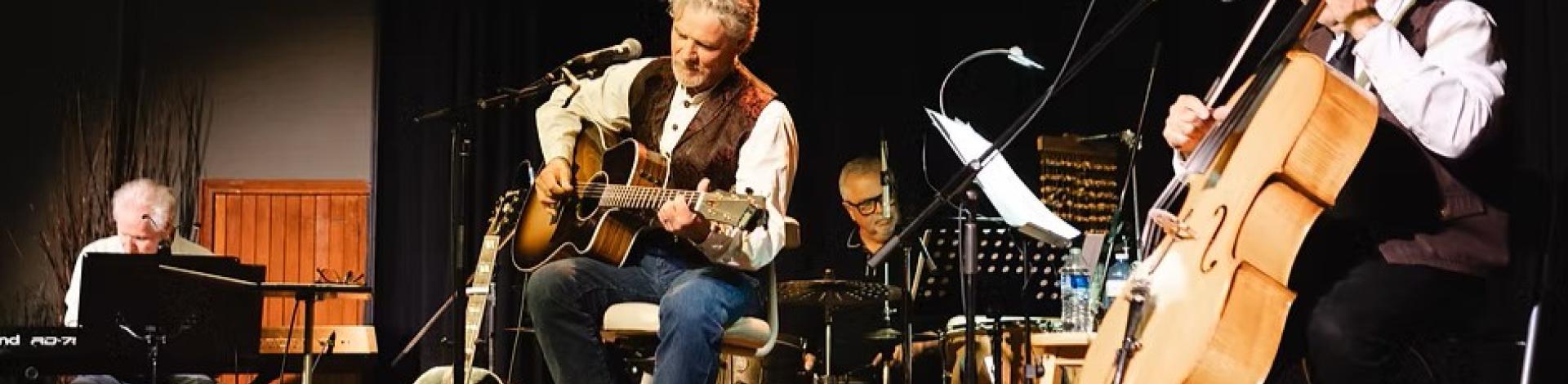 live music on a stage