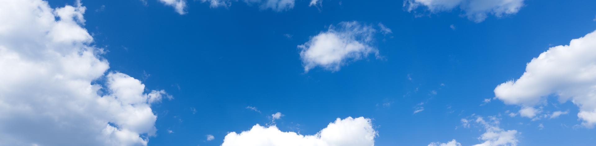 Blue sky with clouds