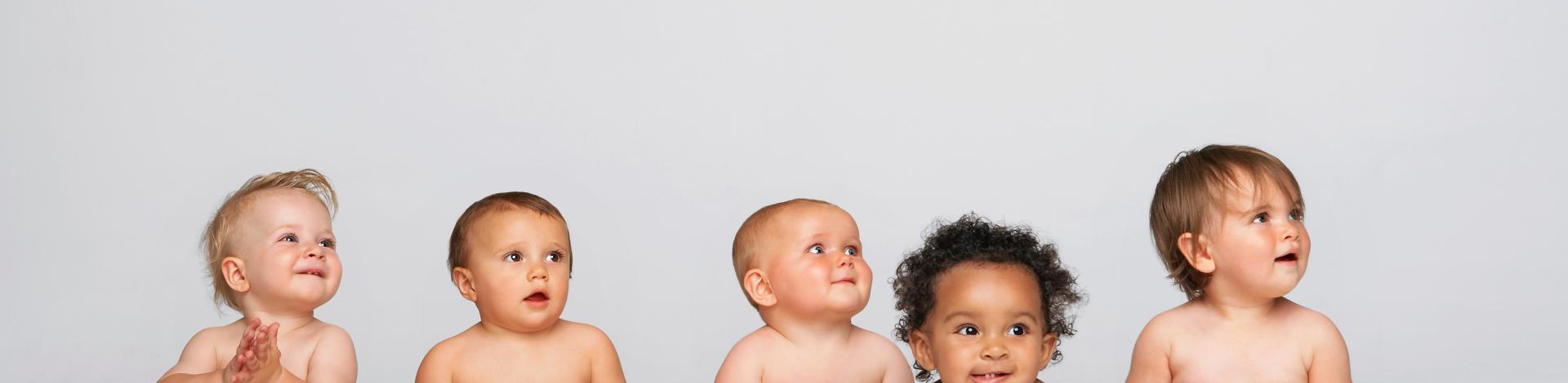 babies in a row