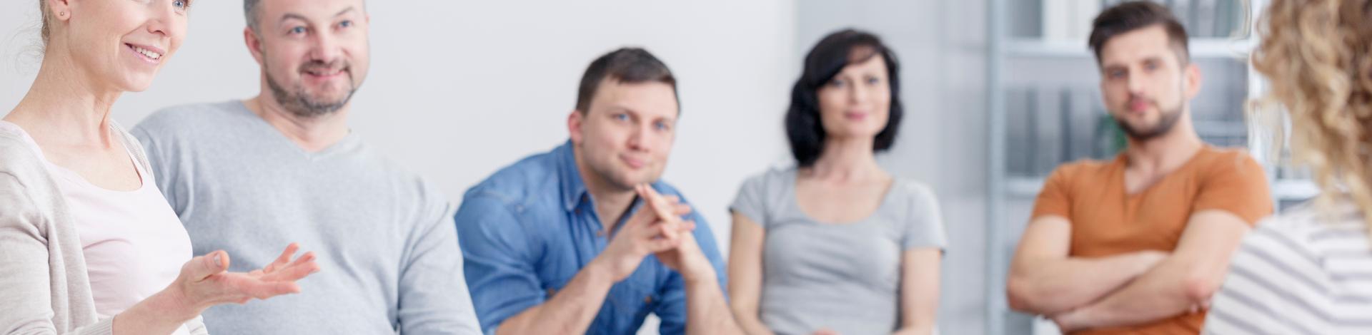 Parents meeting in a group