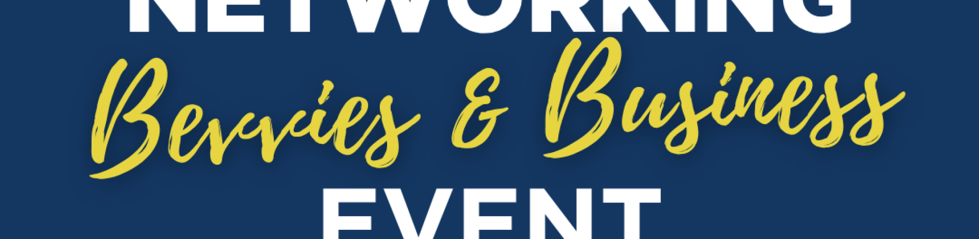 Bevvies and Business Networking Event poster