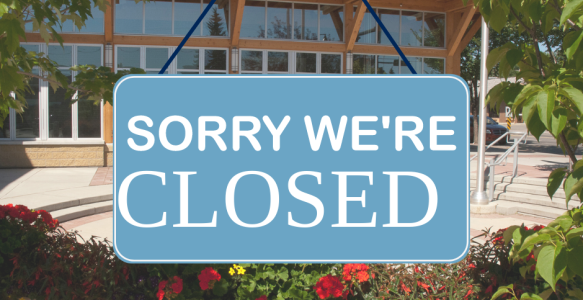 Facility Closure Sign for Easter Weekend