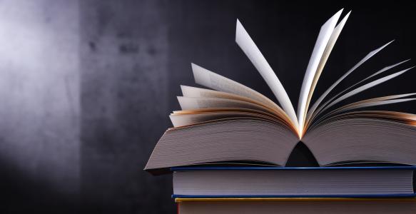 a book opening