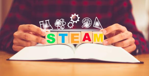 works on a book read STEAM