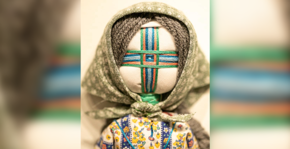 a small doll