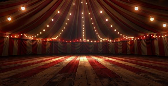 Big top circus tent