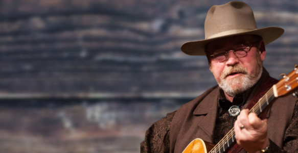 a musition with a guitar
