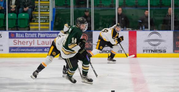 a hockey player on the ice