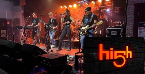 a band on the stage 