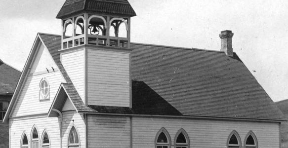 an old church in okotoks