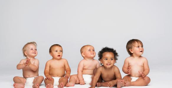 babies in a row
