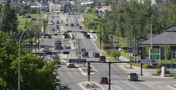 Okotoks roadway