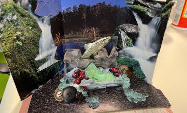 Mixed Media Art Circularity