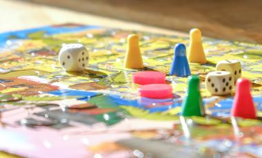 a shot of a board game