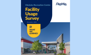 exterior photo of Okotoks Recreation Centre