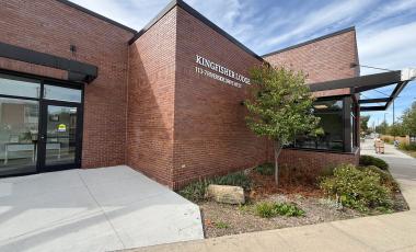 exterior of kingfisher lodge