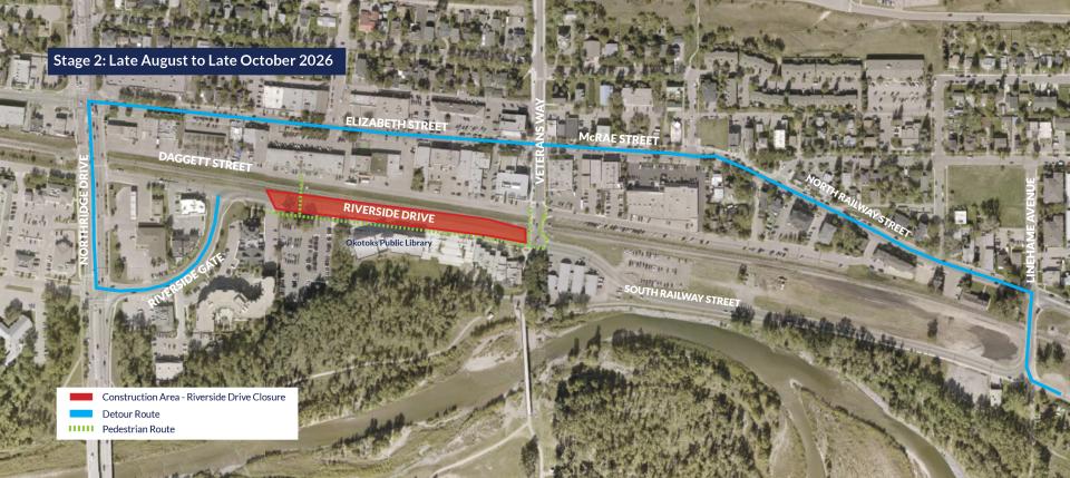 Riverside Drive Stage 2 map