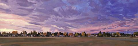 Violet Sunrise over the Field_Thimot