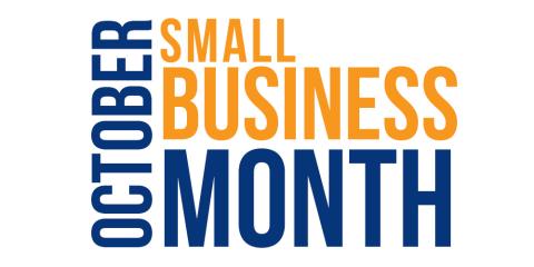 October small business month graphic