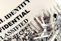 shredding personal document
