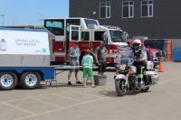 EPW open House with Fire truck and police 