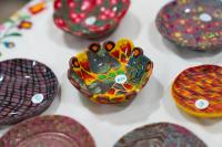 artwork from artisan vendor booth at market