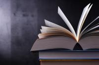 a book opening