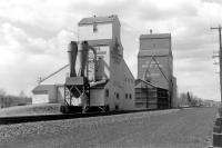 Old grain elevators near Okotoks.