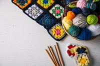 a bowl of yarn
