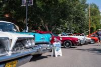 cars in a car show