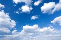 Blue sky with clouds