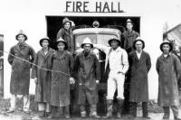 Old fire hall in okotoks