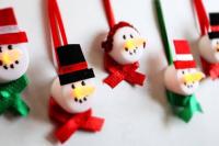 tea light snowman craft