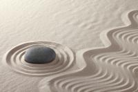 meditation rock garden