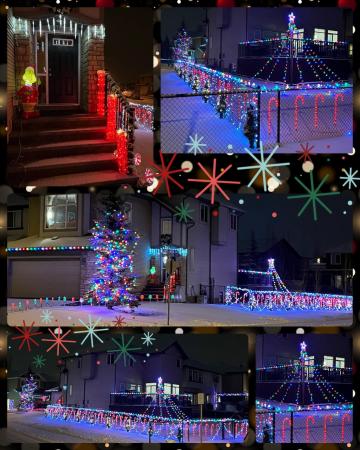lights on a house