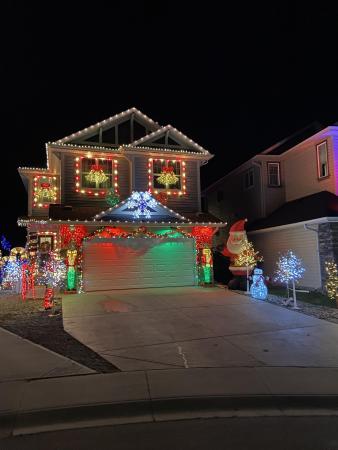 lights on a house