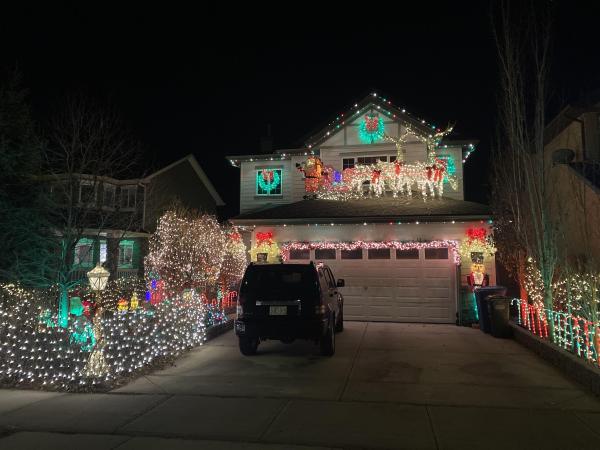 lights on a house